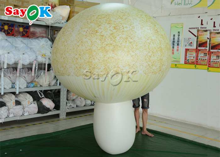 Flame Retardant 1.5mH Inflatable Mushroom For Show Exhibition