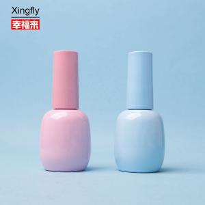 Quality Modern 10ml Nail Polish Bottle Oval Glass Nail Polish Container Packaging wholesale