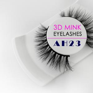 Quality Various Style Natural 3D Lashes , Multi Layered Premium Mink Lashes wholesale