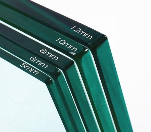 Construction Flat Toughened Glass 6mm 8mm 10mm 12mm Door Tempered Glass