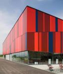 Prefab Aluminium Curtain Wall Cladding Profile Tile Rgb Long Facade