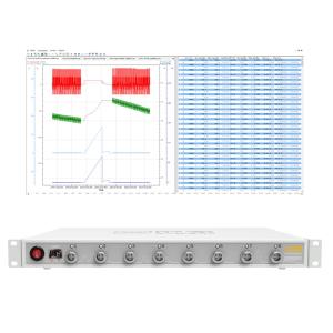Quality 1U 8 Channel Lifepo4 Battery Capacity Tester , MySQL Battery Pack Test Equipment wholesale