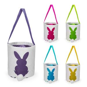 Quality Custom Blank Linen Sublimation Easter Bunny Bag For Sublimation Photo Printing wholesale
