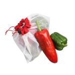 Reusable Eco Friendly Mesh Kitchen Fruits and Food Storage Bags Produce Black