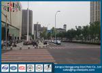 Iso Electric Light Pole RAL Powder Coated Anti Corrosion Steel Single Arm
