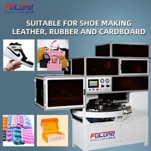 China 380V 2KW Automatic Heat Transfer Machine , Shoe Sole Making Machine For Cutting on sale