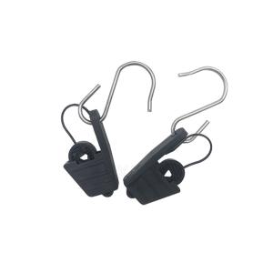 Quality S Type Anchor Tension Cable Clamp , Custom Optical Fiber Cable Accessories wholesale