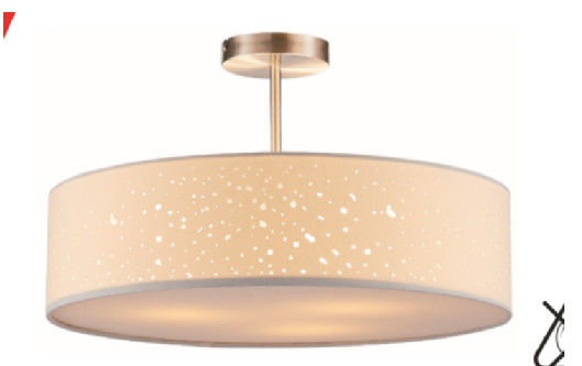 TC Metal Drum Ceiling Lamp Shade 3*E14 With Single Or Three Light