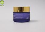 Customized Glass Cosmetic Cream Jar , 50g Empty Cosmetic Bottle Packaging