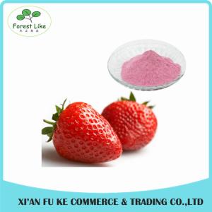 Quality Food Ingredients Freeze Dried Strawberry Fruit Powder from China wholesale