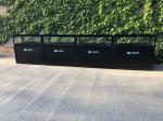 High Quality Aluminum Folding Display Showcase Counter with display TOP,Storage