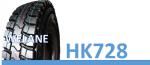8.25R16LT / 7.50R16LT Light Truck Radial Tyres Large With Tube HK728 Pattern