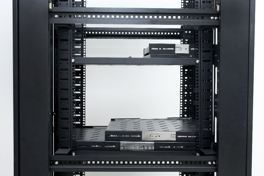 Adjustable Feet Network Rack Cabinet Heavy Duty Castors Moving Conveniently