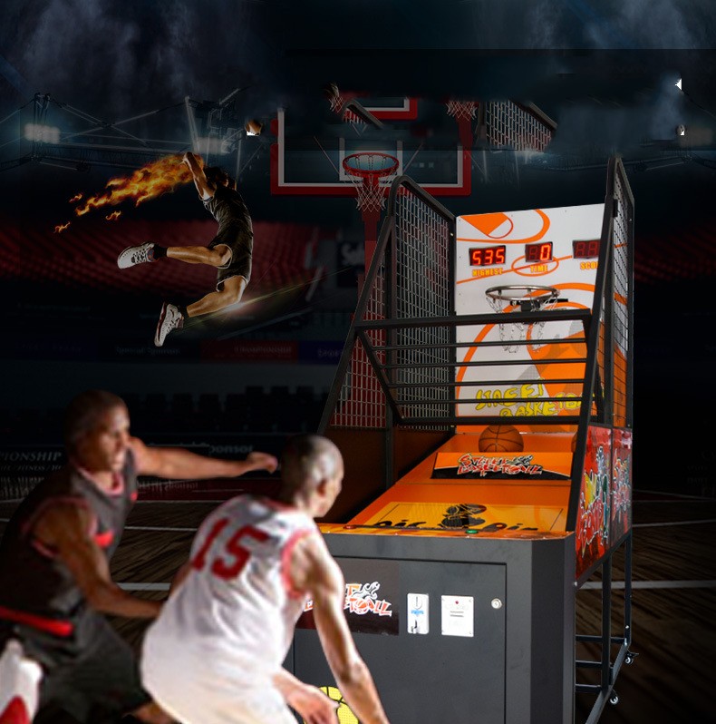 Electronic Scoring Basketball Shooting Machine Arcade Machine 220V 230V