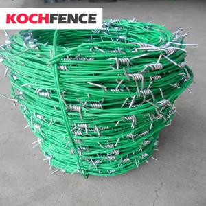 Quality Hot Dipped Galvanized Barbed Wire Fence Simple Installation Anti Climb wholesale