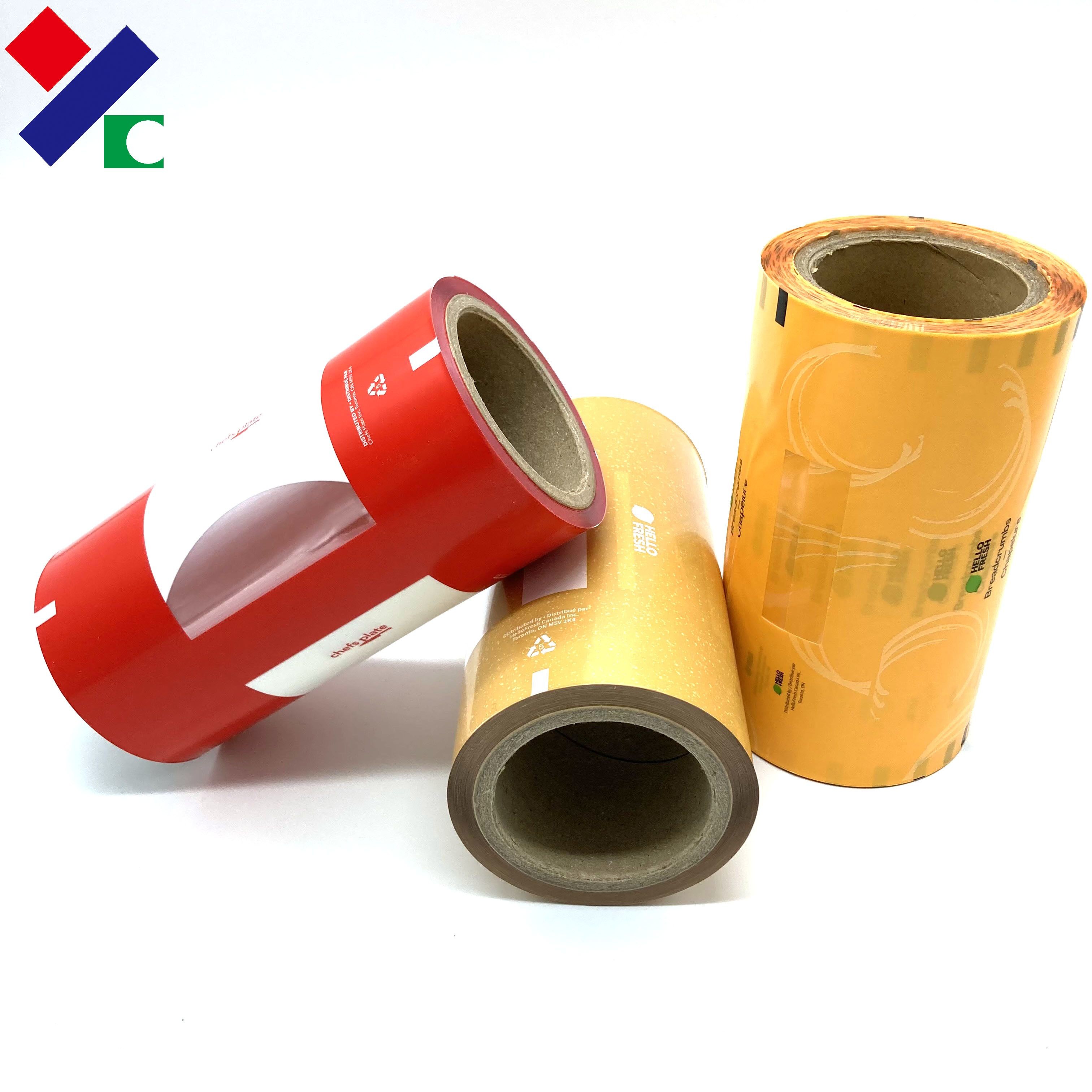 CMYK Wrap Film Roll Easy Tear Ice Pop Jelly Strip Stick Automatic Plastic Packing
