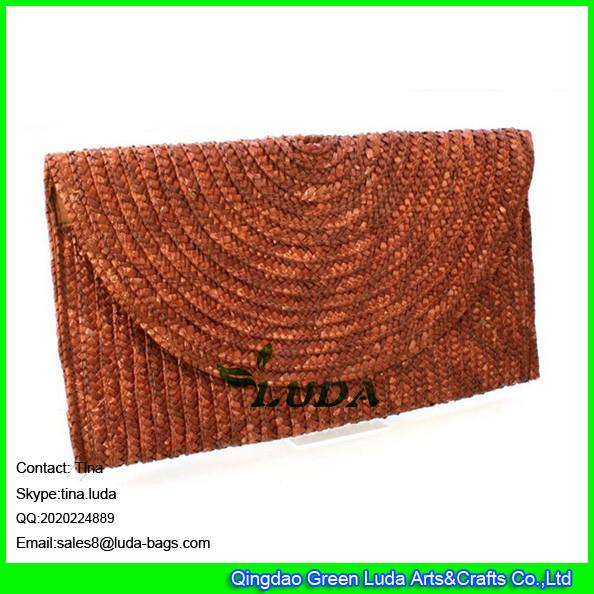 LDMC-125 natural women handbags wholesale wheat straw braided straw bag