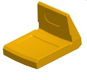 Quality Casting Excavator Bucket Heel Shrouds Corner Wear Shoe For CAT 6040 wholesale