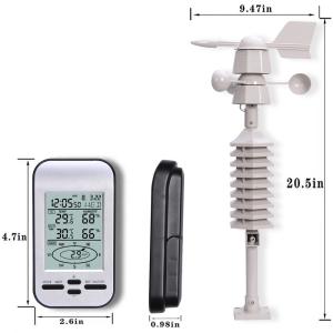Quality Wireless Outdoor Smart Weather Station Wind Direction Wind Speed Temperature And Humidity wholesale