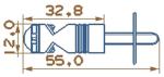 CREE-XBD*3 H3 Fog Lamp