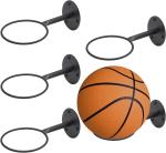 Wall Mounted Sport Ball Holder Display Storage Steel Rack Customized Logo