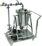 25kg Capacity Food Grade Stainless Steel Filter Housing with Square Gasket Seal