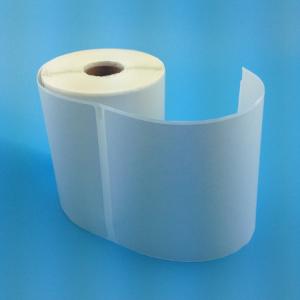 Quality Rectangular Inkjet Adhesive Blank Label Rolls For Stores wholesale