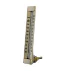 Red Liquid inside 60MM 90deg Industrial Glass Thermometers 3/4'' BSP