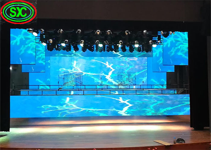 40000 Points/Square Meter Suspended LED Die-Cast Aluminum Screen P5 Die-Cast Aluminum Cabinet 640x640mm