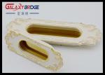Furniture 32mm Hidden Kitchen Door Handles White Elegant Style Decoration