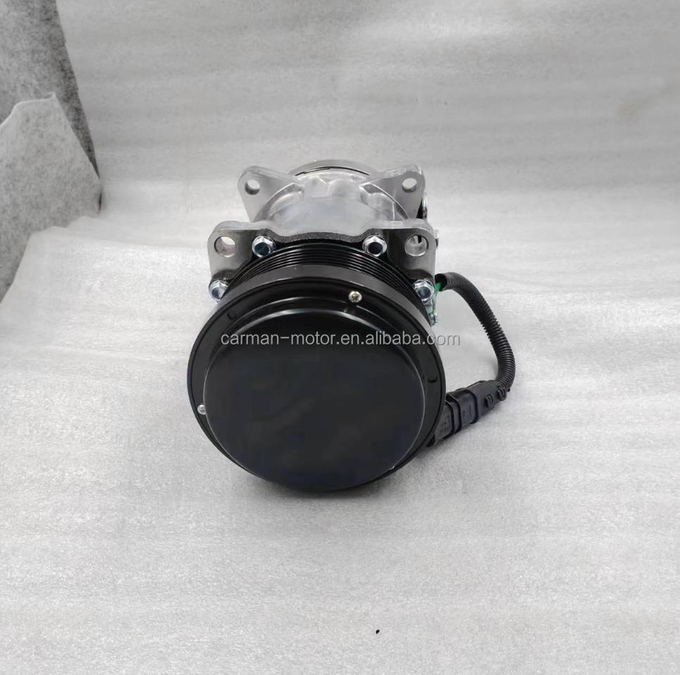 Standard Size 200V77970-7028 Sinotruk Heavy Truck MC11 Engine Air Conditioning Compressor 12V 24V