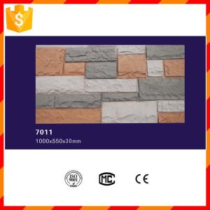 Quality Light weight waterproof exterior pu foam stone panels wholesale