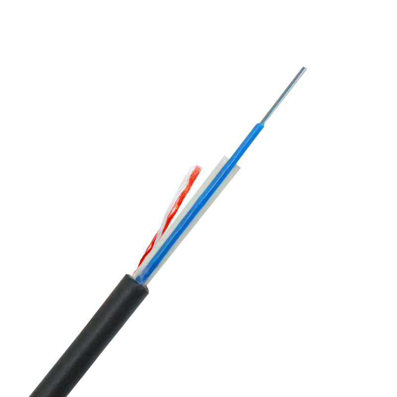 OM1 Single Mode Fiber Optic Cable FRP Strength For Outdoor