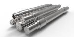 Locomotive Train Wheel Axle , Trailer Axles With Brakes UIC TSI ISO9001