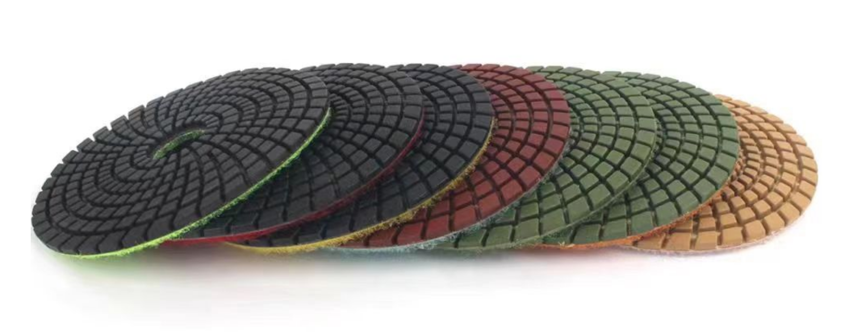 Marble Granite Diamond Resin Wet Polishing Pad For Air Grinder Stone Polisher