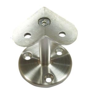 China Stainless Steel Stair Railing Systems Handrail Flange Support in 90 Degree on sale