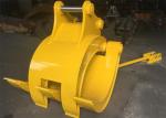 Mechanical Big Excavator Grapple For Komatsu PC340 and PC450 Heavy Duty