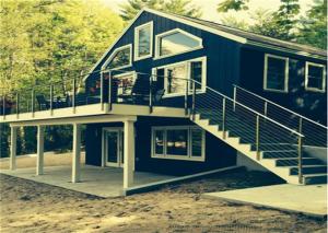 Quality Useful Design Stainless Steel Wire Deck Railing , Horizontal Cable Railing Systems wholesale