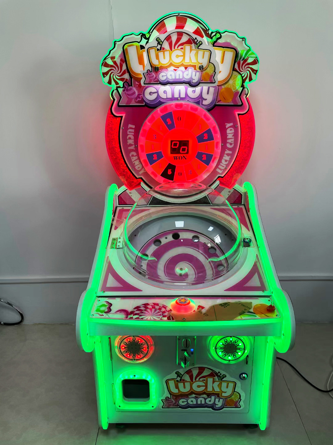 Experience the Magic of Happy Strike Coin Operated Lucky Candy Machine with the Prize Game Machine A Fun Way to Spend Your Leisure Time