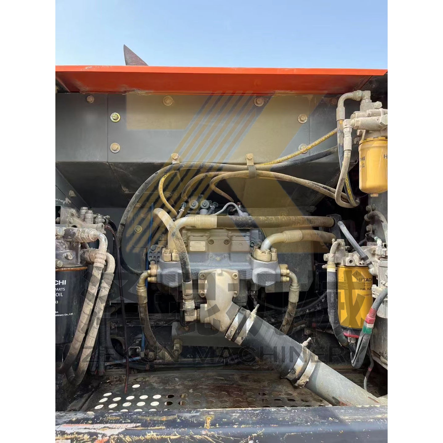 113 KW Used 4HK1 Engine Assembly for Hitachi ZX200-3 SH200-5 CX210B ZX200-5A Excavator