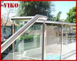 Glass Spigot For Glass Railing VH103SB 304 stainless steel Glass Spigot Tempered