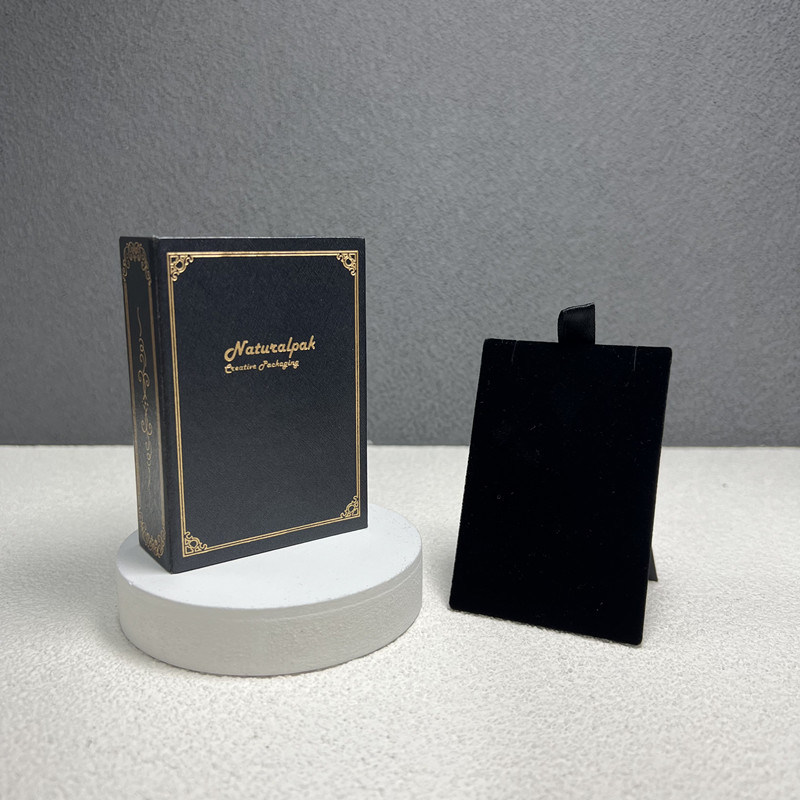 Custom Luxury Earring Gift Box Magnet Magnetic Paper Closure Foldable Packaging Folding Gift Box