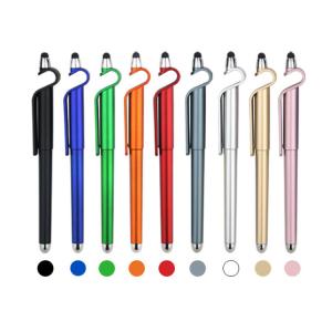 Quality 25g Custom Logo Printing Double Head Multi-functional Ball Pen for Office Supplies wholesale