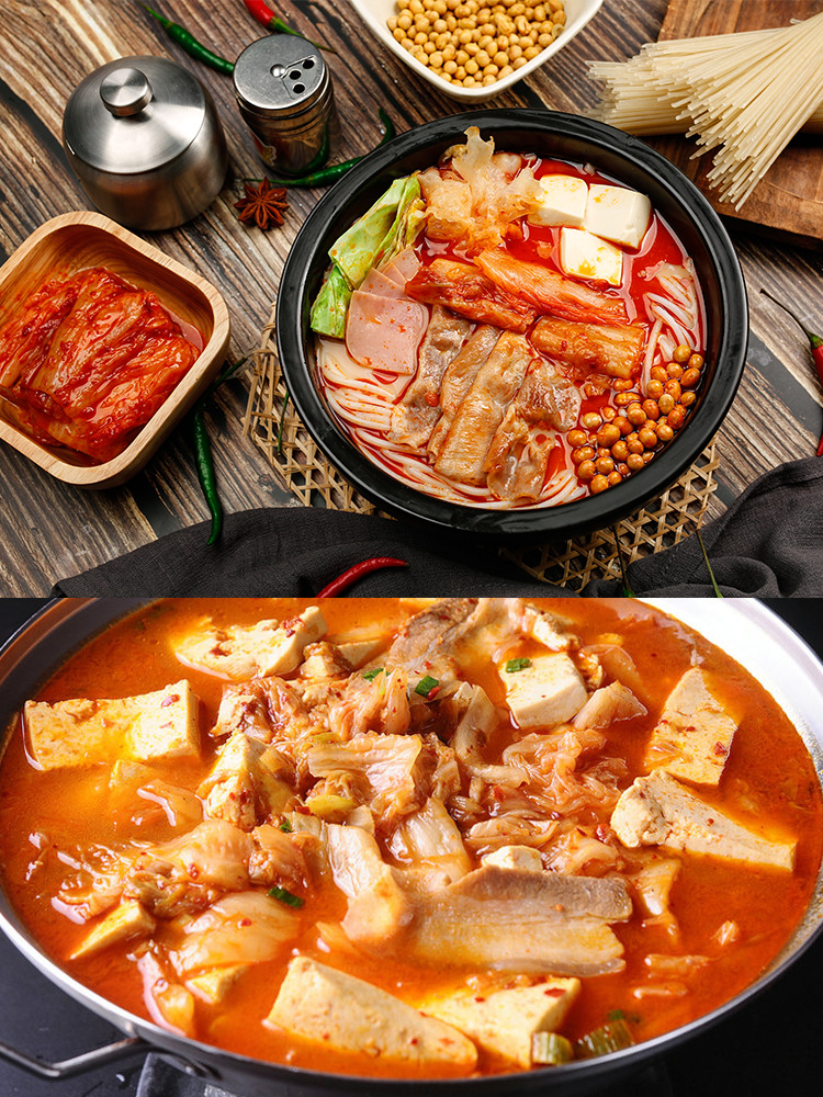 Kimchi Sauce Hot Spicy Chili Marinade Pickled Paste Made with Main Ingredient Soybean
