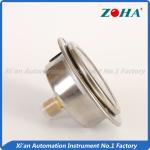 Stainless Oil Filled Vacuum Gauge , Panel Mount Air Pressure Gauge ±1.5%