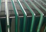 12mm Clear Tempered Glass Pane straight edging polished For Pool Fencing