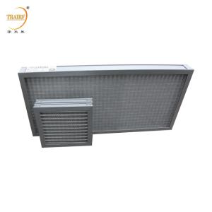 Quality Metal Washable Corrugated Aluminum Mesh Pre Air Filter For Cleaning Equipment wholesale