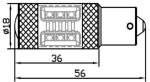 XYLL-1466-80W 1157-bulb