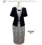 ladies 2 piece suit dress suit jacket with dress