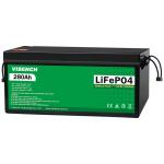 Visench Solar Energy 12V 280Ah Rechargeable Lithium Iron Phosphate Battery 12.8V